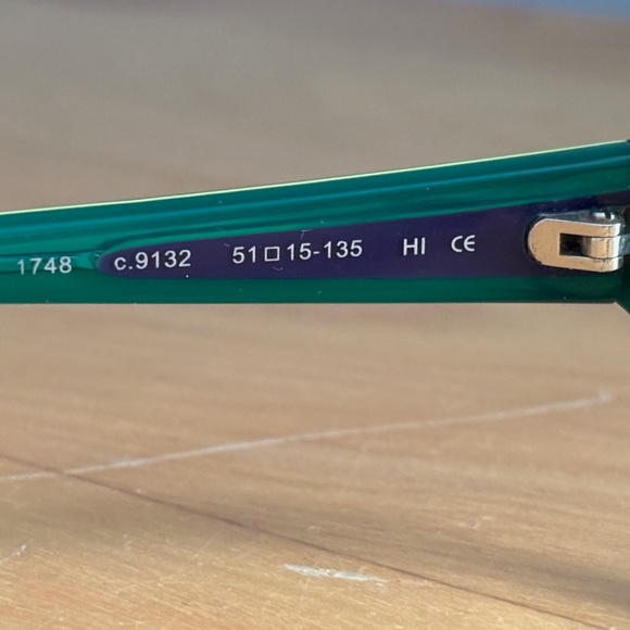 Prodesign eye glasses. Blue, green and yellow, stylish European frames. - Picture 3 of 4